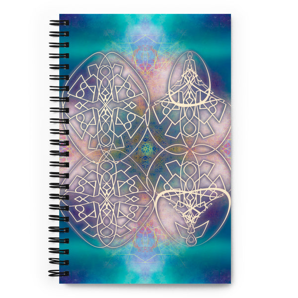 Perspective spiral notebook